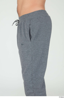 Simeon buttock dressed grey joggers sports thigh 0001.jpg